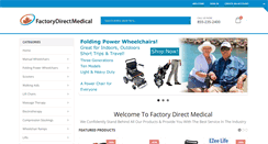 Desktop Screenshot of factorydirectmedical.com